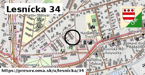 Lesnícka 34, Prešov