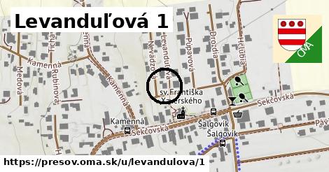 Levanduľová 1, Prešov