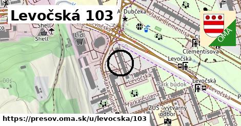 Levočská 103, Prešov