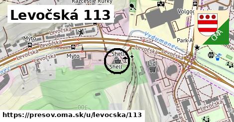 Levočská 113, Prešov