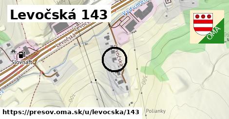 Levočská 143, Prešov
