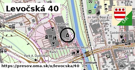 Levočská 40, Prešov