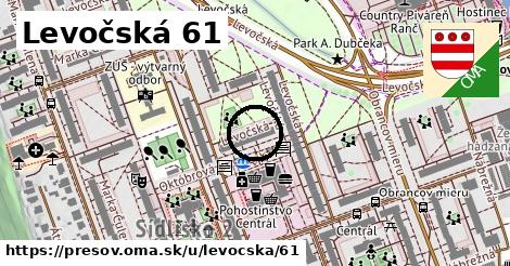 Levočská 61, Prešov