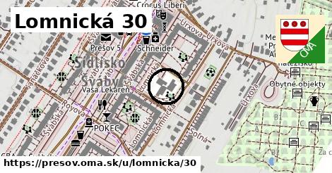 Lomnická 30, Prešov