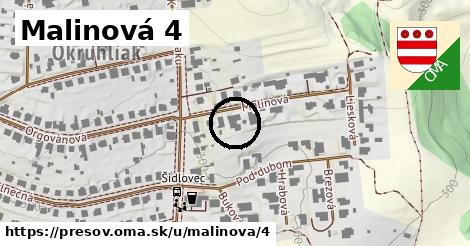 Malinová 4, Prešov