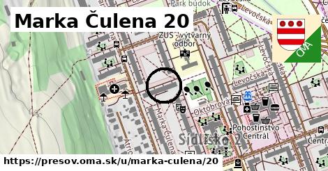 Marka Čulena 20, Prešov