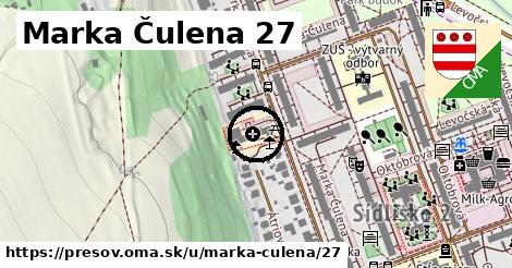 Marka Čulena 27, Prešov