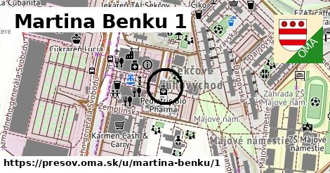 Martina Benku 1, Prešov