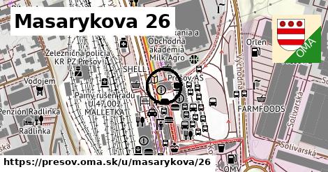 Masarykova 26, Prešov