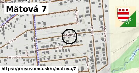 Mätová 7, Prešov