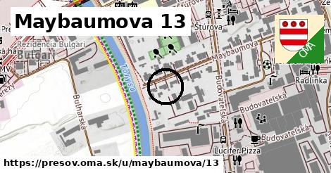 Maybaumova 13, Prešov