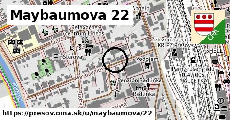 Maybaumova 22, Prešov