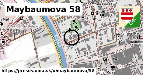 Maybaumova 58, Prešov