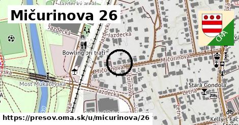 Mičurinova 26, Prešov