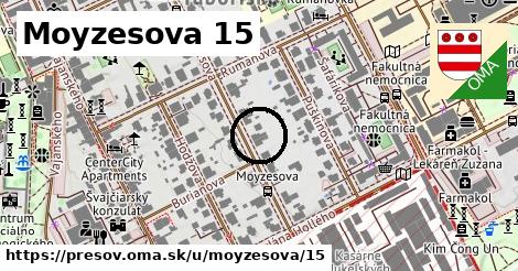 Moyzesova 15, Prešov