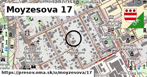 Moyzesova 17, Prešov