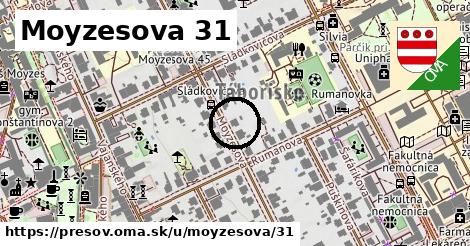 Moyzesova 31, Prešov