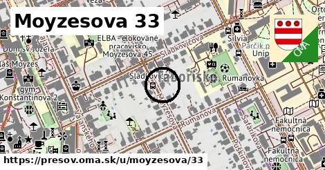 Moyzesova 33, Prešov