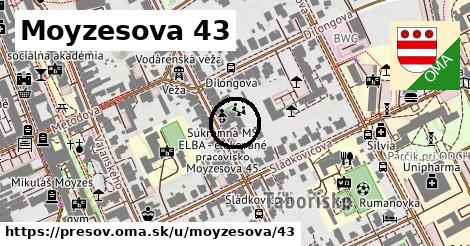 Moyzesova 43, Prešov
