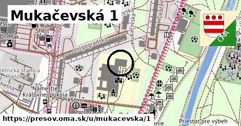 Mukačevská 1, Prešov