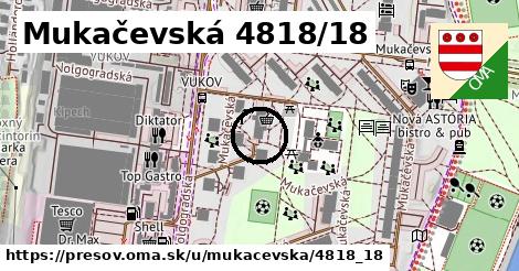 Mukačevská 4818/18, Prešov