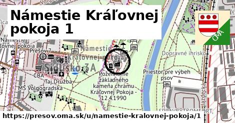 Námestie Kráľovnej pokoja 1, Prešov