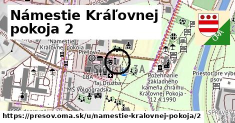 Námestie Kráľovnej pokoja 2, Prešov