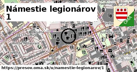 Námestie legionárov 1, Prešov