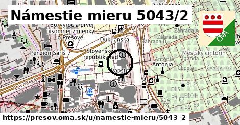 Námestie mieru 5043/2, Prešov