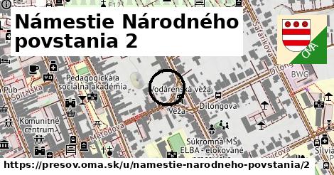 Námestie Národného povstania 2, Prešov