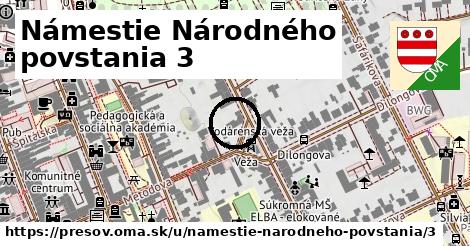 Námestie Národného povstania 3, Prešov