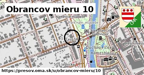 Obrancov mieru 10, Prešov