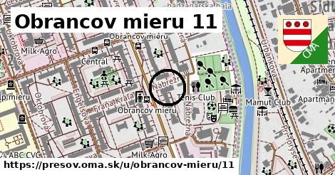 Obrancov mieru 11, Prešov