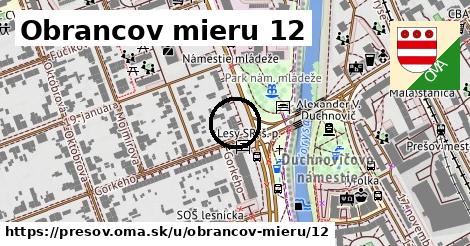 Obrancov mieru 12, Prešov