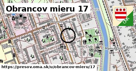 Obrancov mieru 17, Prešov