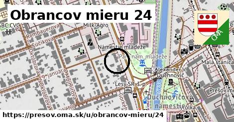 Obrancov mieru 24, Prešov