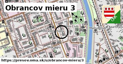 Obrancov mieru 3, Prešov