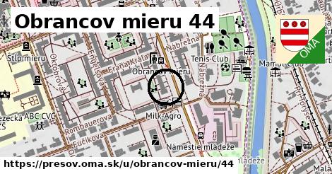 Obrancov mieru 44, Prešov
