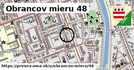 Obrancov mieru 48, Prešov