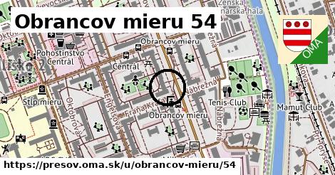 Obrancov mieru 54, Prešov