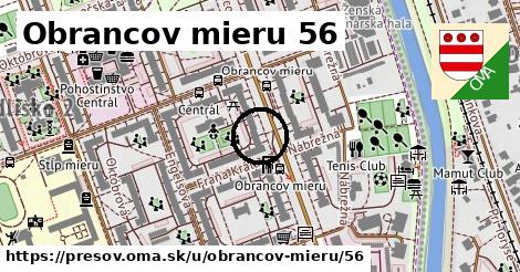 Obrancov mieru 56, Prešov