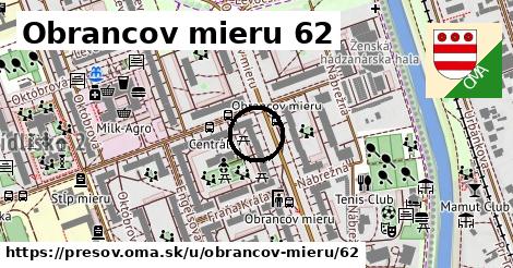 Obrancov mieru 62, Prešov