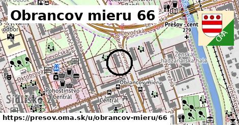 Obrancov mieru 66, Prešov