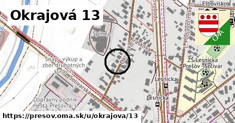 Okrajová 13, Prešov