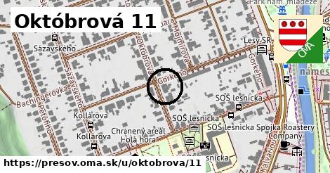 Októbrová 11, Prešov