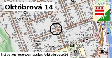 Októbrová 14, Prešov