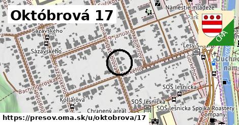 Októbrová 17, Prešov