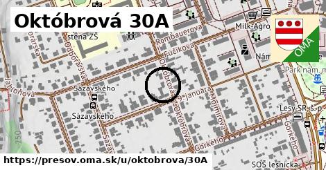 Októbrová 30A, Prešov