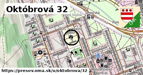 Októbrová 32, Prešov