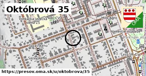Októbrová 35, Prešov